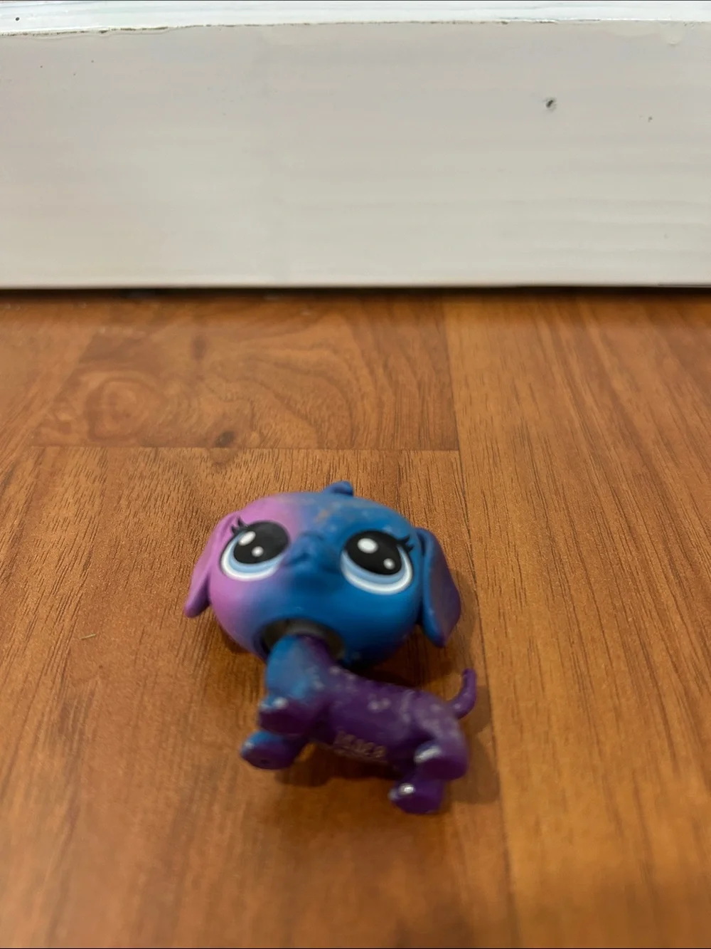 Littlest Pet Shop Purple & Blue Galaxy Dog Figurine